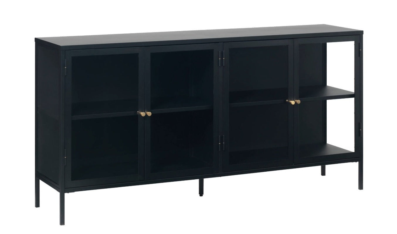 Carmel Sideboard in Black Glass Door