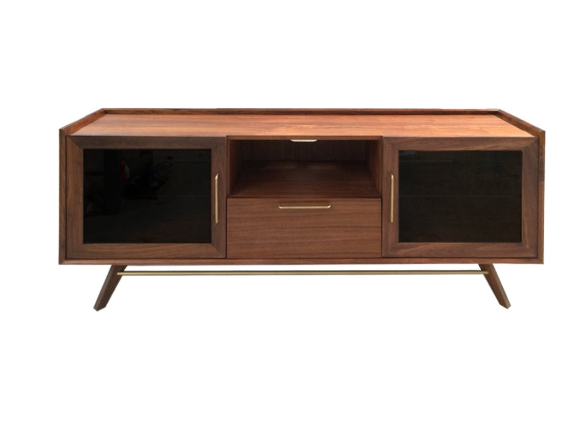 Denali Media Cabinet 71" x 30" / Walnut Finish