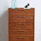 Denali 5 Drawer High Chest Acacia Wood
