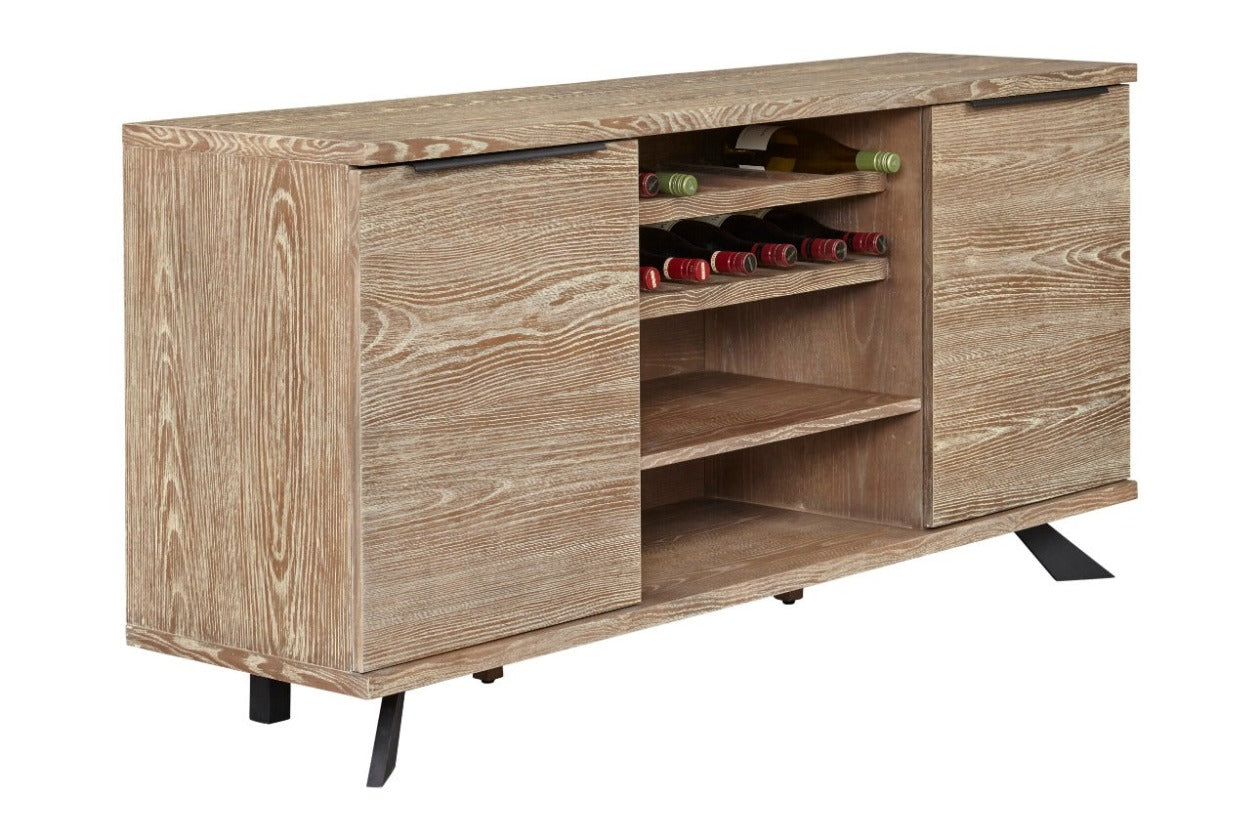 Geneva 3 Section/Door Buffet Sideboard 66 Inches