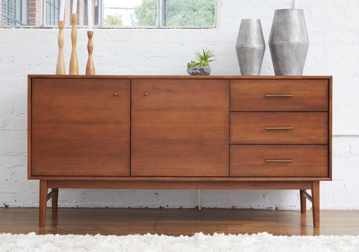 Lavina Sideboard Walnut Wood Finish LVNA 4065 