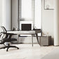 Rainier Stylish Desk with 3 Drawers in Grey & White