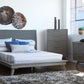 Rainier Platform Bed with Fabric Headboard